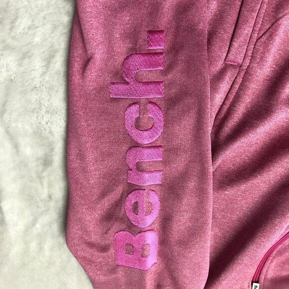 Bench Full Zip Pink Athletic Track Jacket Medium - Picture 5 of 11